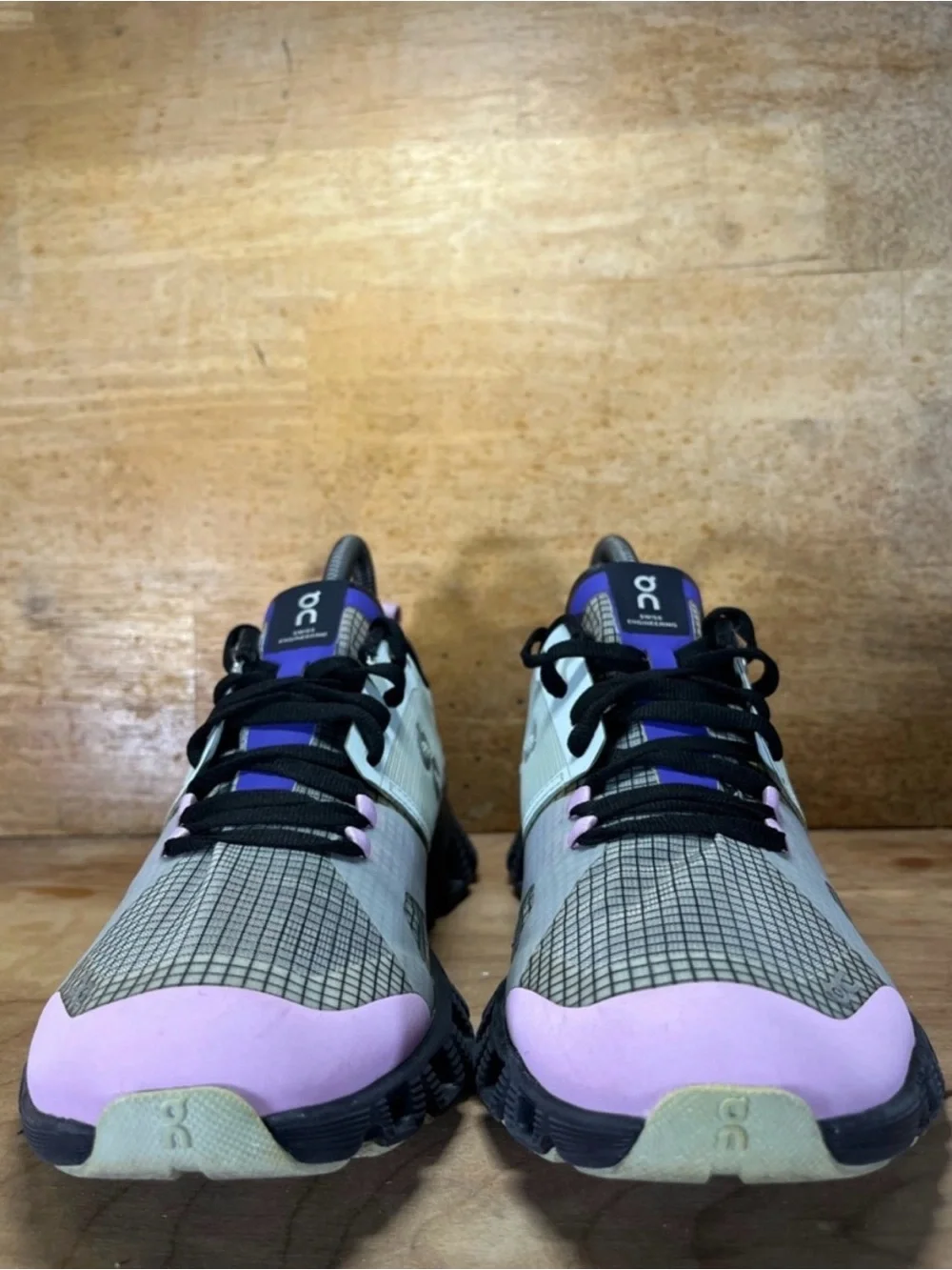 On Cloud X Shift LIGHTWEIGHT Womens Size 7 Running Shoes Sneakers Gray Purple - Picture 2 of 9